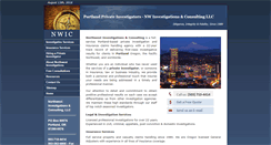 Desktop Screenshot of nwinvestigation.com