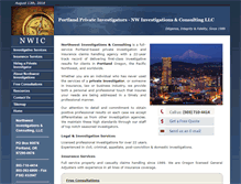 Tablet Screenshot of nwinvestigation.com